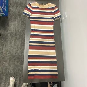 Striped TShirt dress